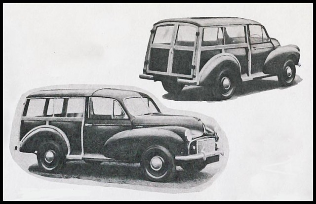 Morris Minor Series II Traveller från 1954