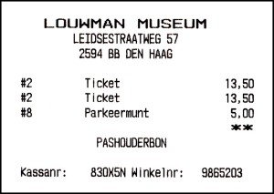 Louwman Museum - biljett