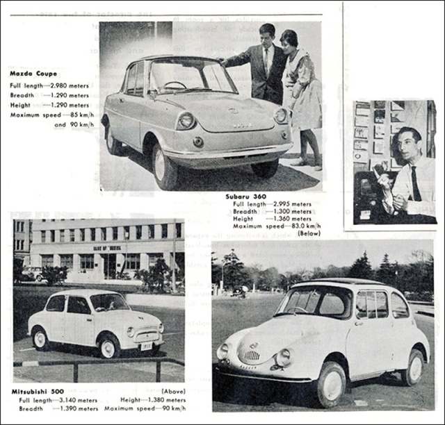 Japanska minibilar - Radio Japan News 1960